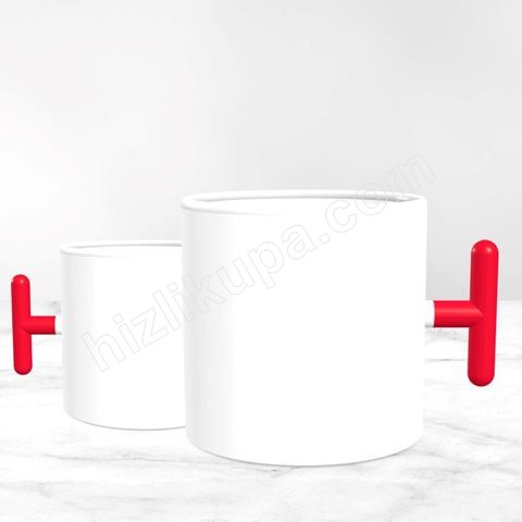 T Tassen mit Logodruck